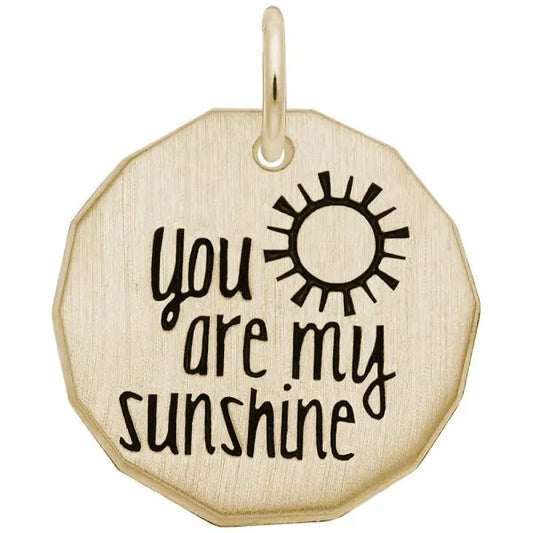 "You Are My Sunshine" Charm