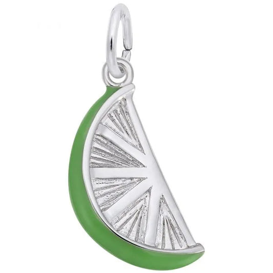 Lime Wedge Charm