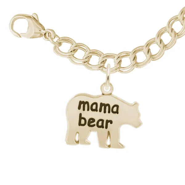 Mama Bear Charm & Bracelet Set