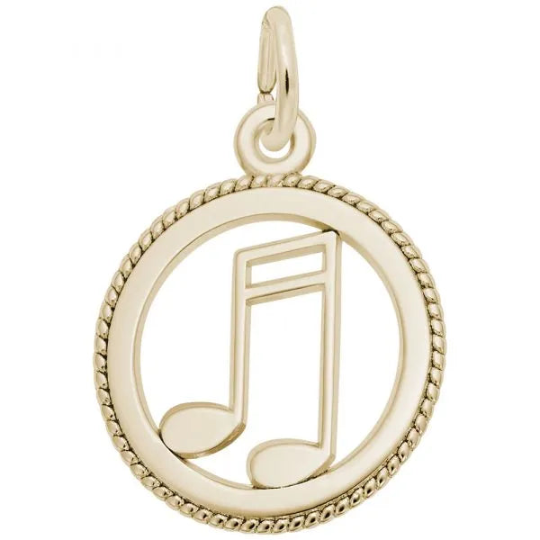 Circle Music Charm