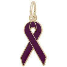 Load image into Gallery viewer, Cancer Awareness Ribbon Charm