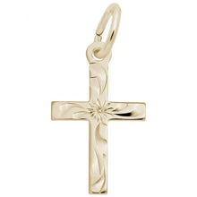 Load image into Gallery viewer, Small Flared Cross Charm