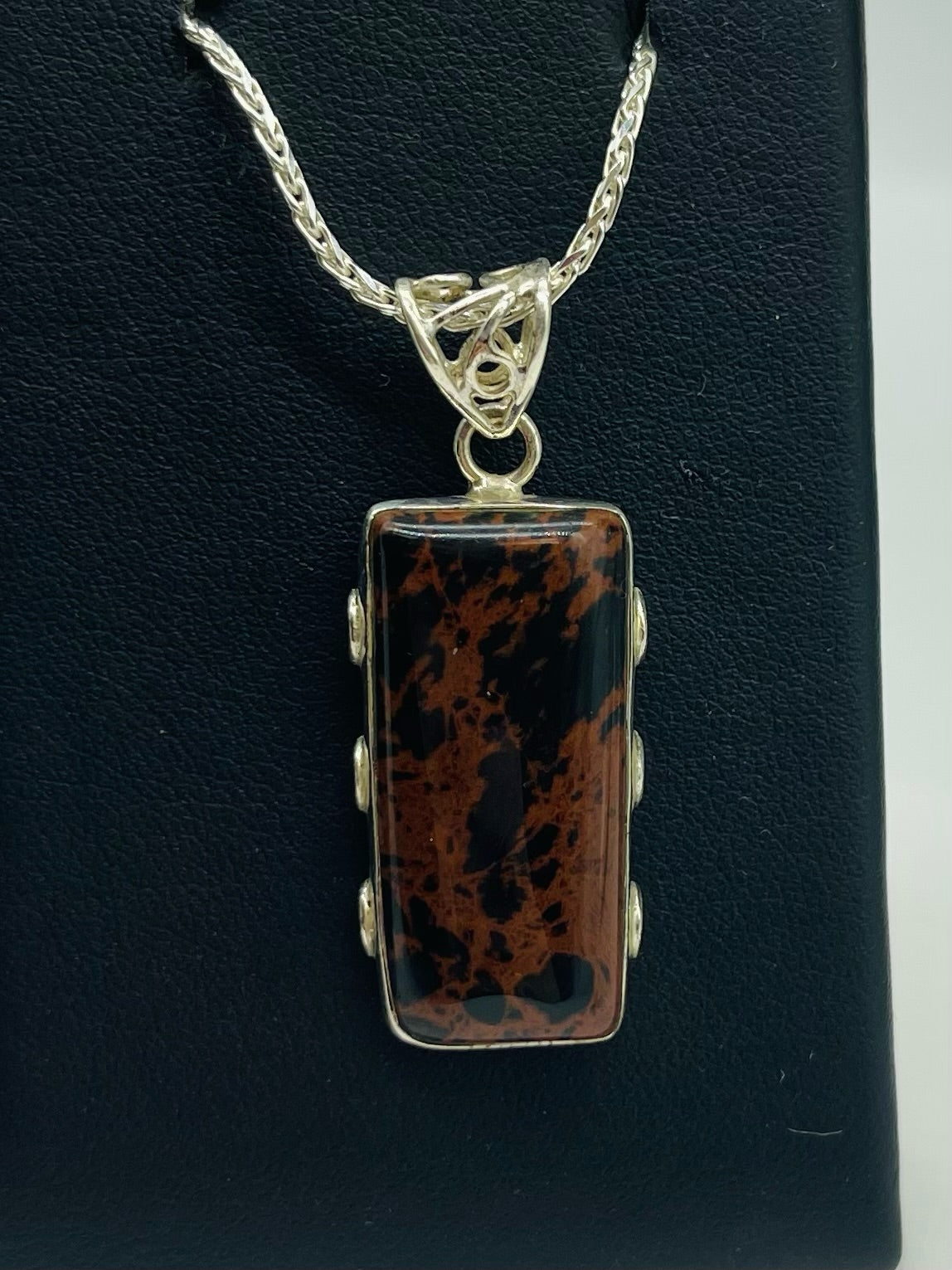Mahogany Obsidian Pendant