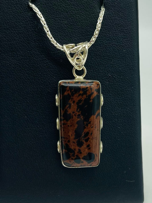 Mahogany Obsidian Pendant