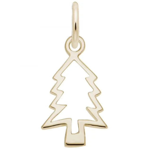 Christmas Tree Cut-out Charm