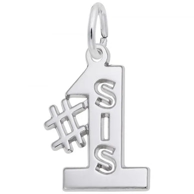 Number One Sister Charm