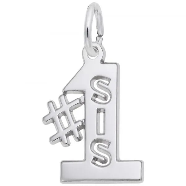 Number One Sister Charm