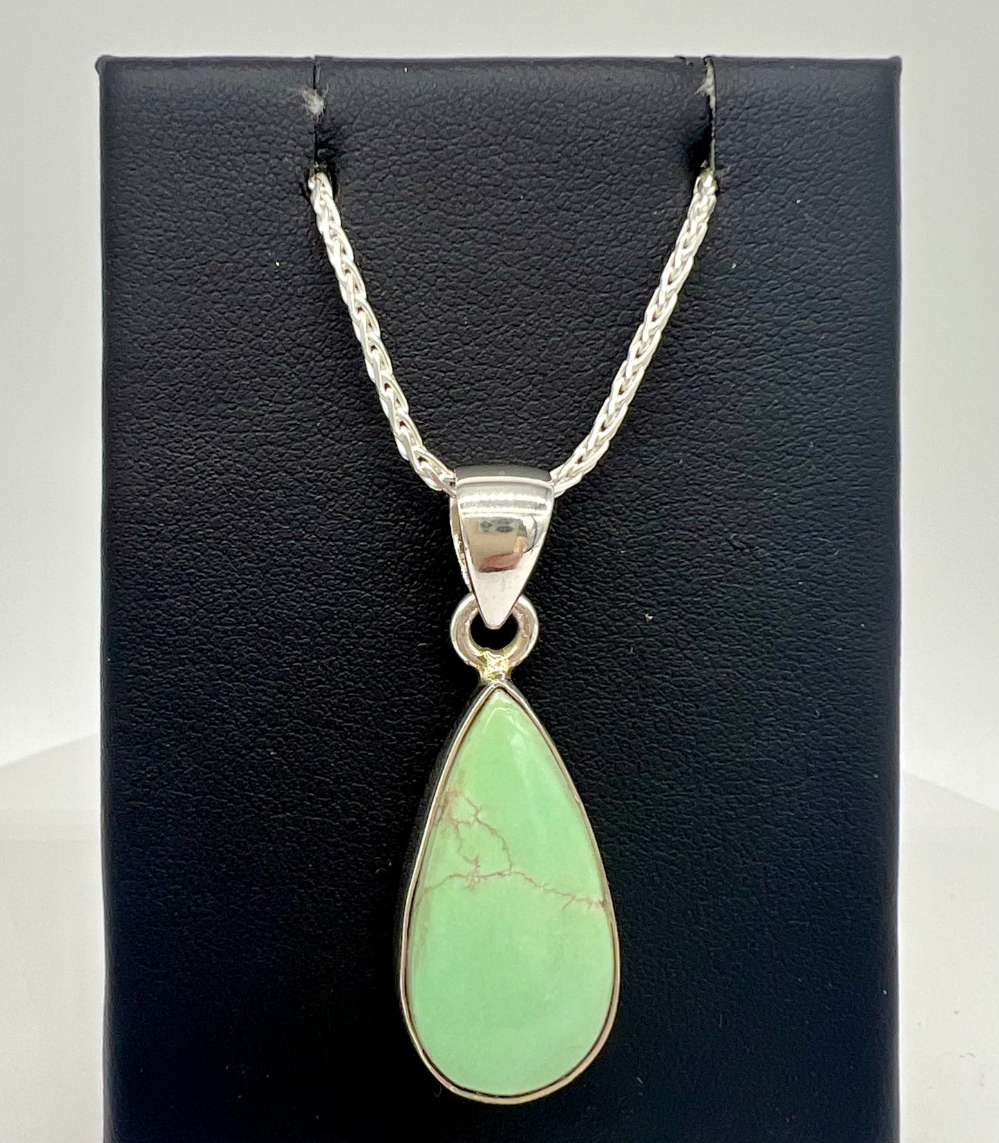 Variscite Pear Pendant