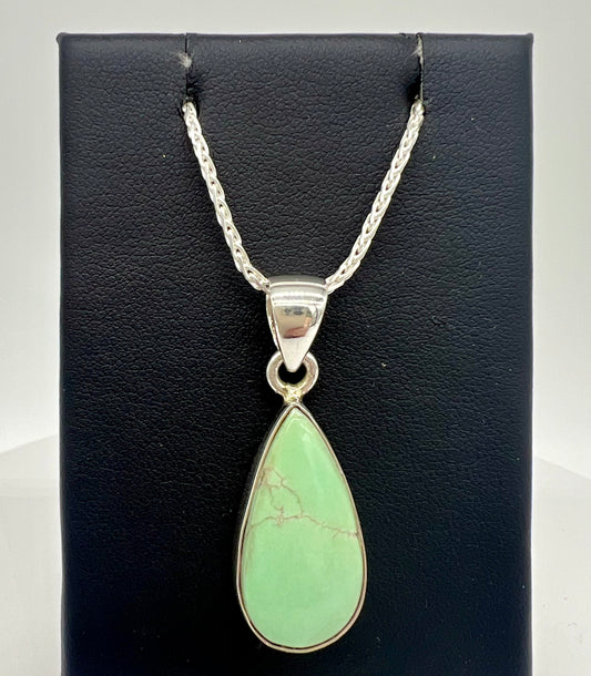 Variscite Pear Pendant