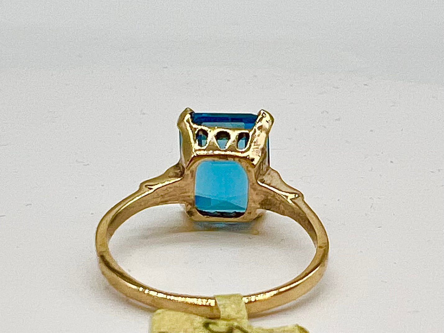 Vintage Blue Topaz Ring