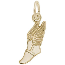 Load image into Gallery viewer, Winged Shoe Charm