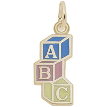 Load image into Gallery viewer, ABC Baby Blocks Charm