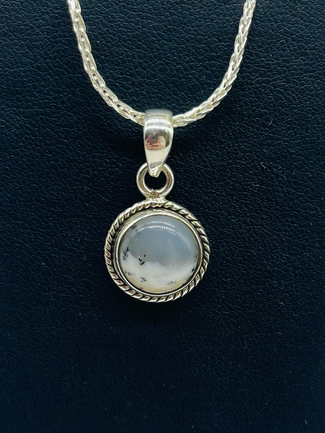 Dendritic Agate Pendant