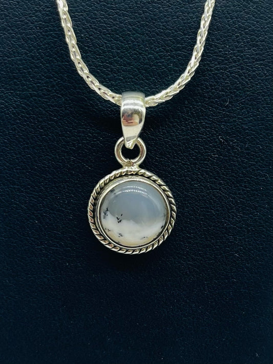 Dendritic Agate Pendant