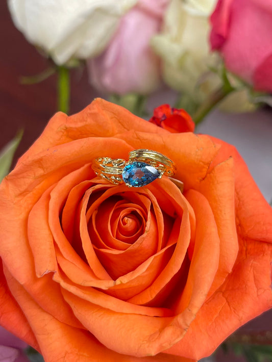 London Blue Topaz Ring