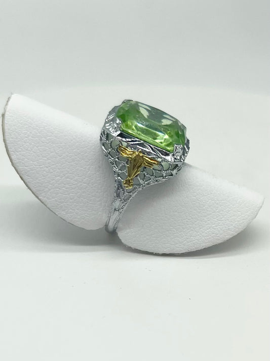Light Green Vintage Ring