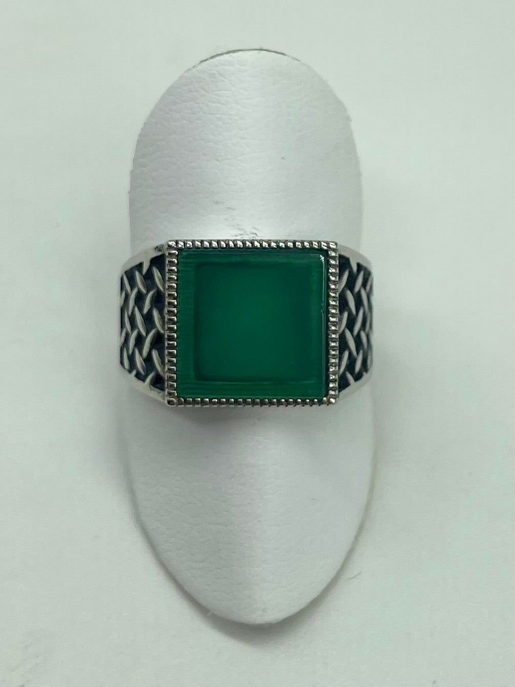 Men’s Green Onyx Ring