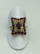 Load image into Gallery viewer, Eccentric Garnet Ring