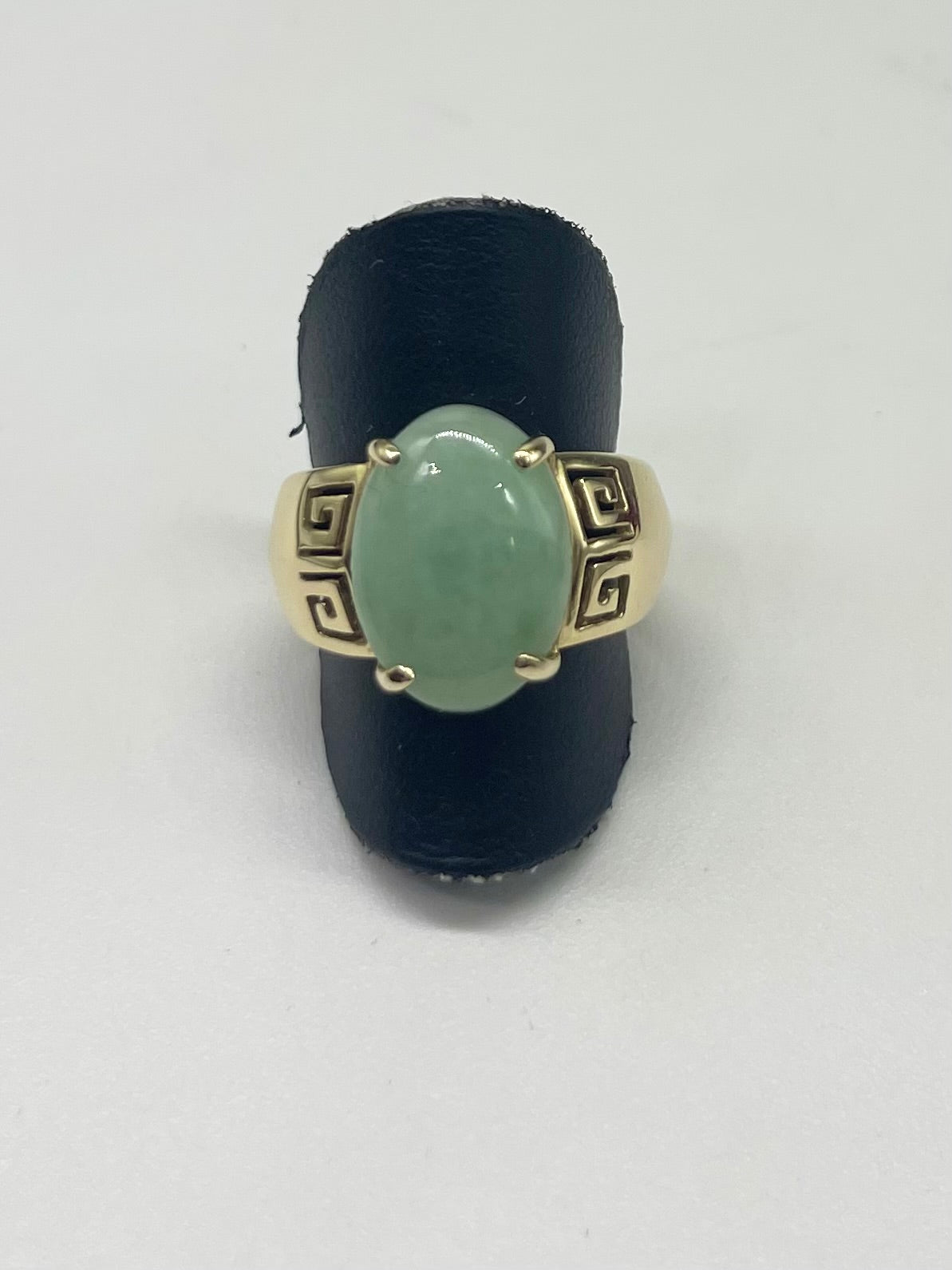 Large Oval Jade Ring