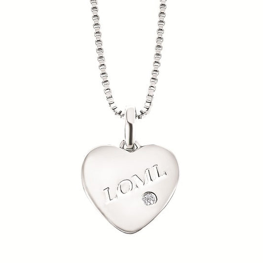 LOML Heart Pendant