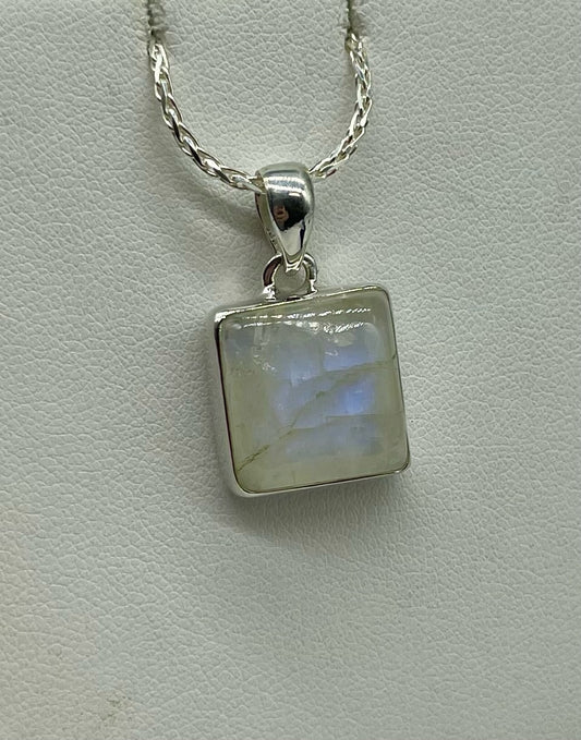 Square Moonstone Pendant