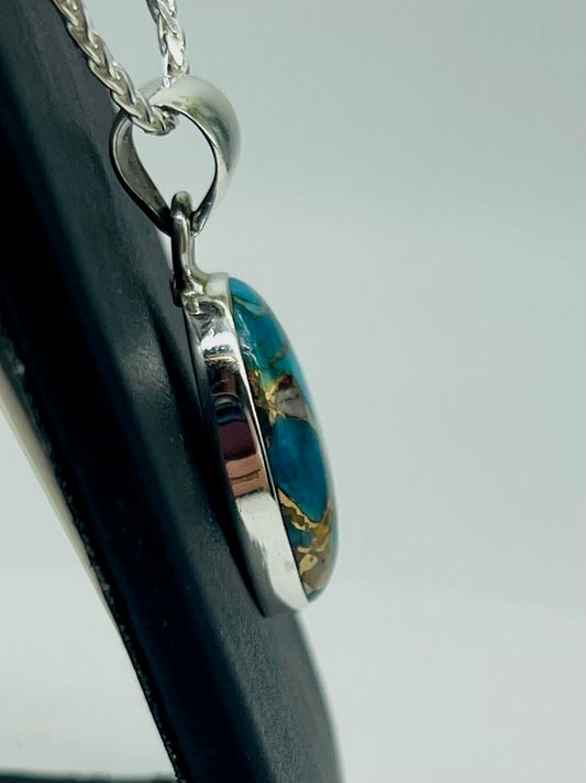 Spiny Oyster Oval Pendant