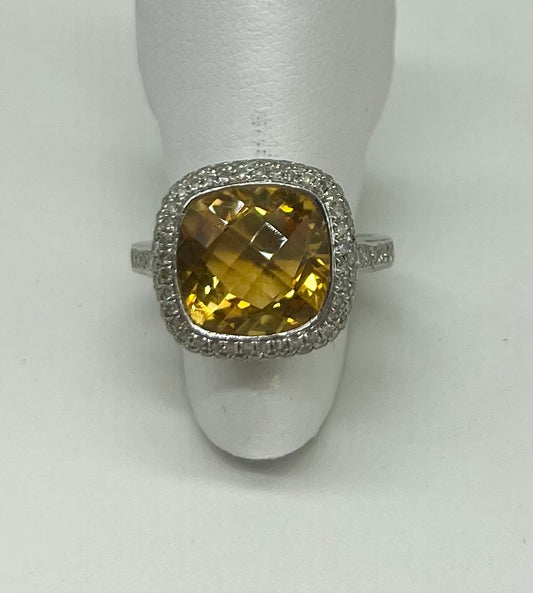 Checkerboard Citrine