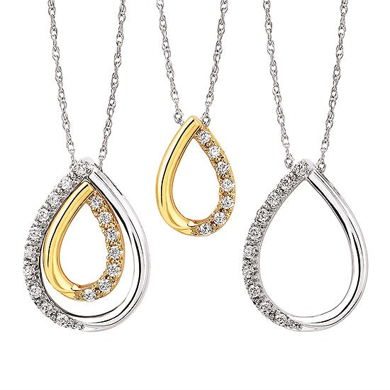 Tear Drop Enhancing Necklaces