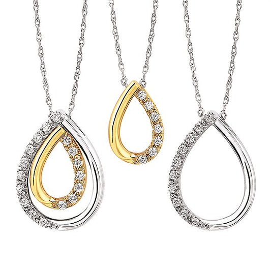 Tear Drop Enhancing Necklaces