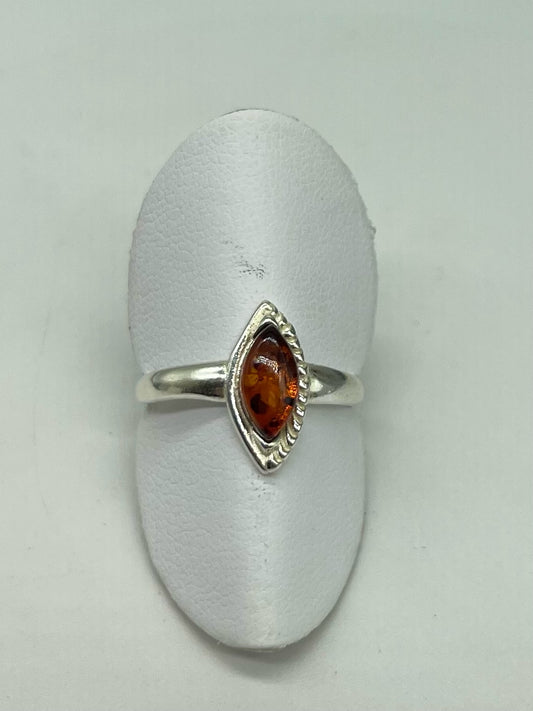 Marquise Amber Fashion Ring