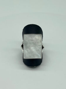 Sleek Mother of Pearl Ring