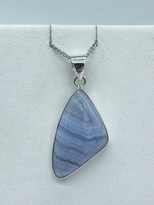 Blue Lace Agate Pendant