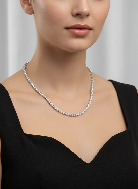 CZ Tennis Necklace