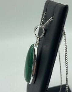 Malachite Drop Pendant