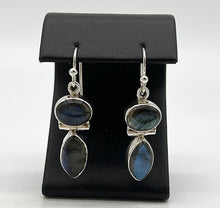 Load image into Gallery viewer, Labradorite Dangle Earrings