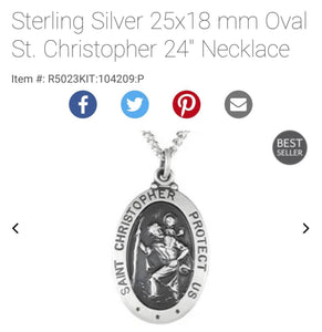 St Chris Medal - Schiflett