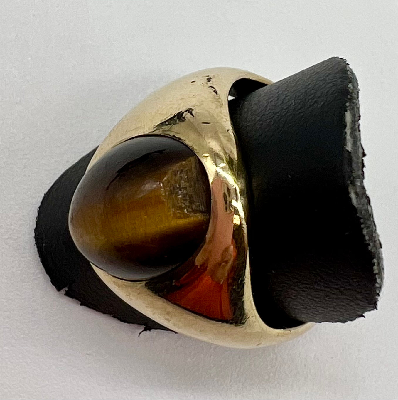Dark Tiger Eye Ring