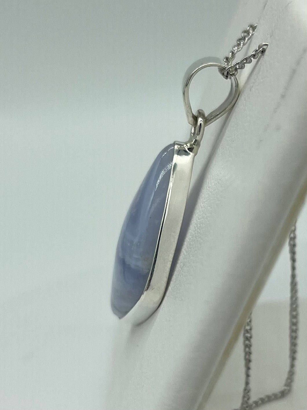 Blue Lace Agate Pendant