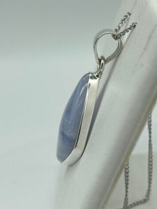 Blue Lace Agate Pendant