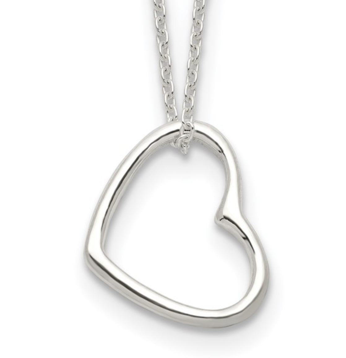 Sterling Silver Heart Necklace