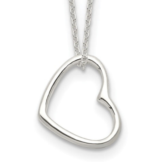 Sterling Silver Heart Necklace