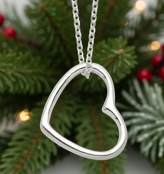 Sterling Silver Heart Necklace