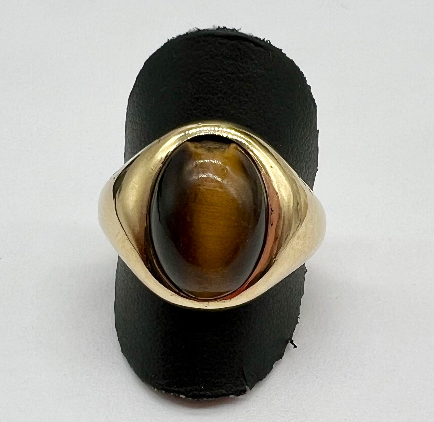 Dark Tiger Eye Ring