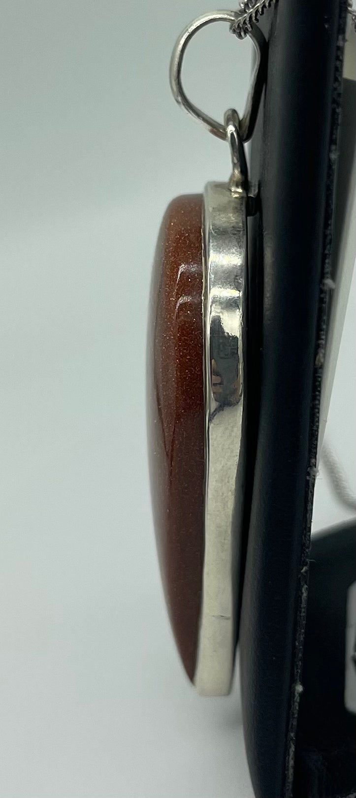 Large Goldstone Pendant