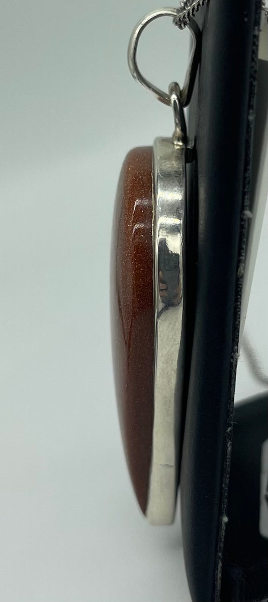 Large Goldstone Pendant