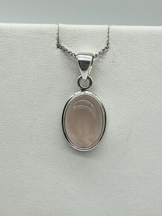 Light Rose Quartz Pendant