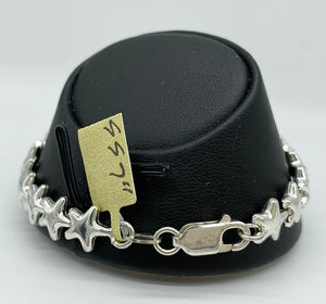 Sterling Silver Star Bracelet