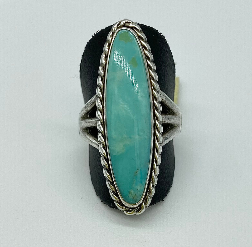 Narrow Turquoise Ring