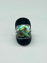 Load image into Gallery viewer, Square Abalone Ring