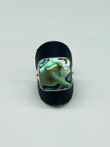 Square Abalone Ring